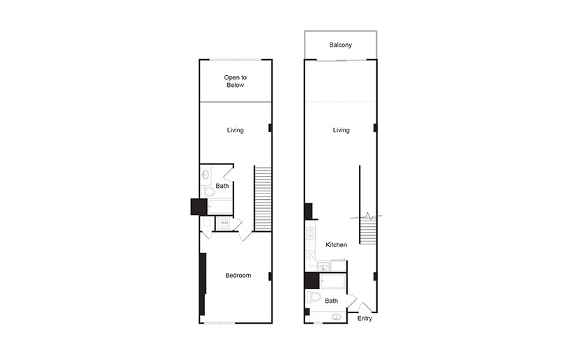 2C 2 bedroom 2 bath floor plan 2C 2 bedroom 2 bath floor plan