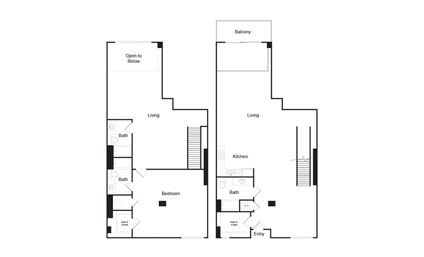 2K 2 bedroom 2 bath floor plan 2K 2 bedroom 2 bath floor plan